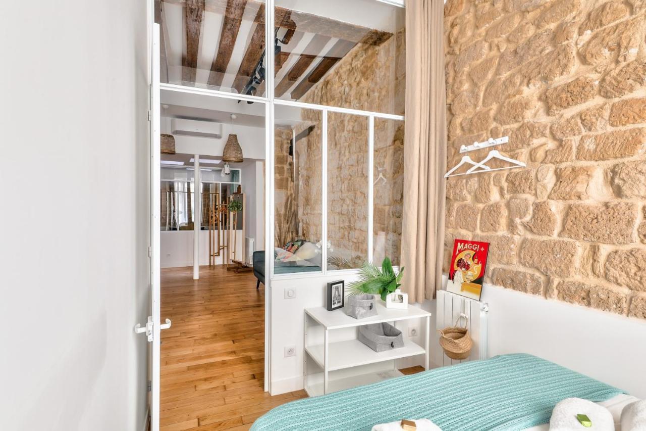 New Stunning 4 Bdrs Apt, With Ac - Le Marais Paris Exterior foto